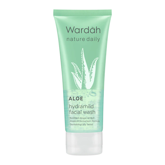 Wardah Nature Daily Aloe Hydramild Facial Wash Translation missing: id.activerecord.decorators.item_part_image/alt