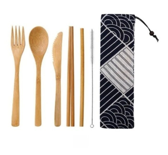 KNIFEZER Set Alat Makan Japanese Style Bamboo Translation missing: id.activerecord.decorators.item_part_image/alt