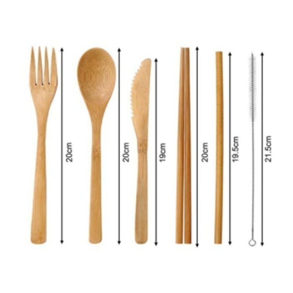 KNIFEZER Set Alat Makan Japanese Style Bamboo Translation missing: id.activerecord.decorators.item_part_image/alt