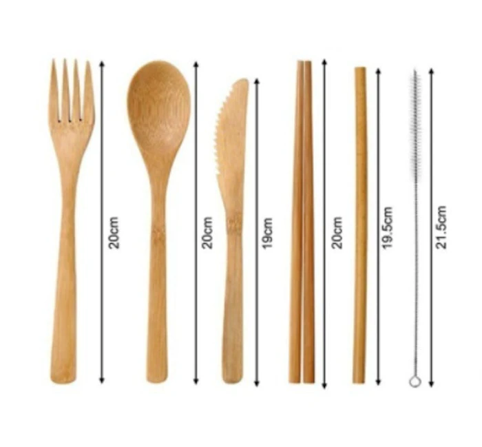 KNIFEZER Set Alat Makan Japanese Style Bamboo Translation missing: id.activerecord.decorators.item_part_image/alt