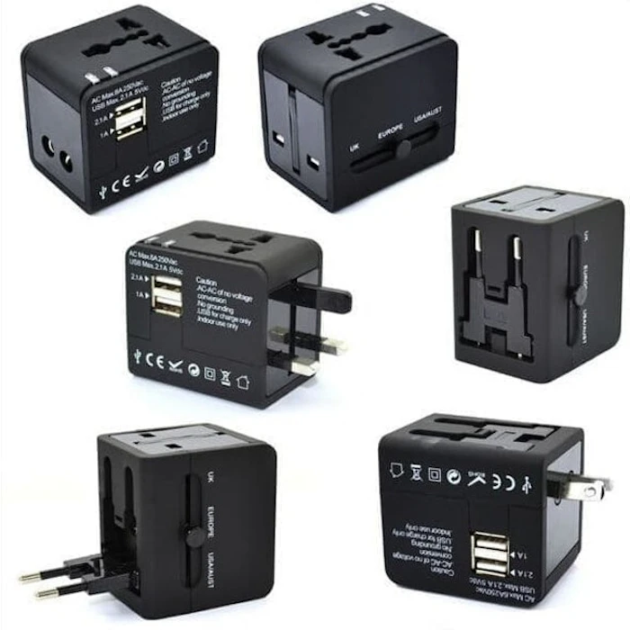 Universal Travel Adaptor Dual USB International Translation missing: id.activerecord.decorators.item_part_image/alt