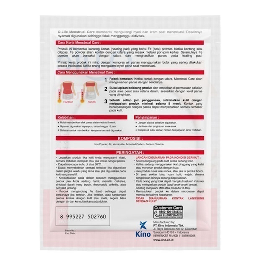 Q-Life Menstrual Care Patch Pain Relief Translation missing: id.activerecord.decorators.item_part_image/alt