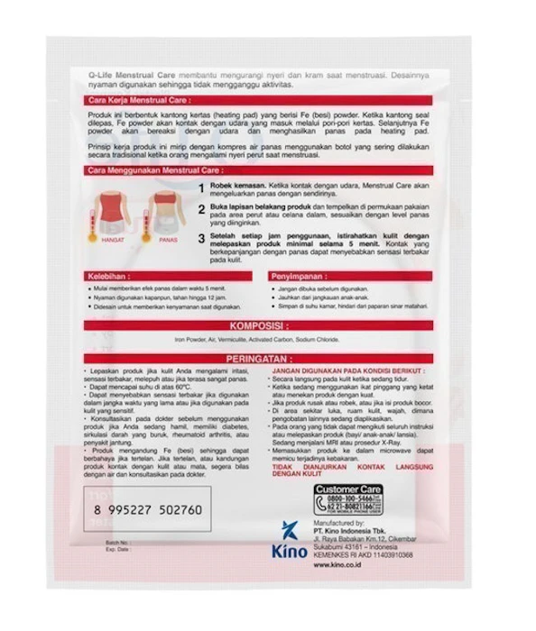 Q-Life Menstrual Care Patch Pain Relief Translation missing: id.activerecord.decorators.item_part_image/alt