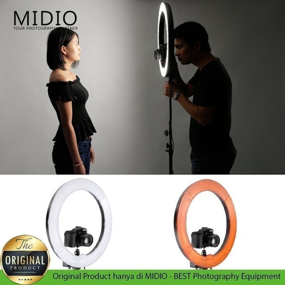 Midio Ringlight 18 inch / 46 cm Midio Dimmable Translation missing: id.activerecord.decorators.item_part_image/alt