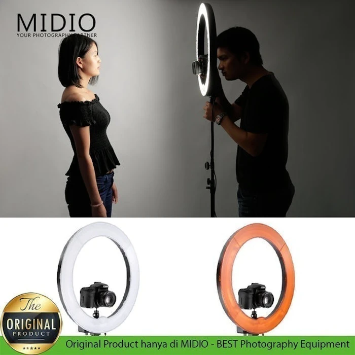 Midio Ringlight 18 inch / 46 cm Midio Dimmable Translation missing: id.activerecord.decorators.item_part_image/alt
