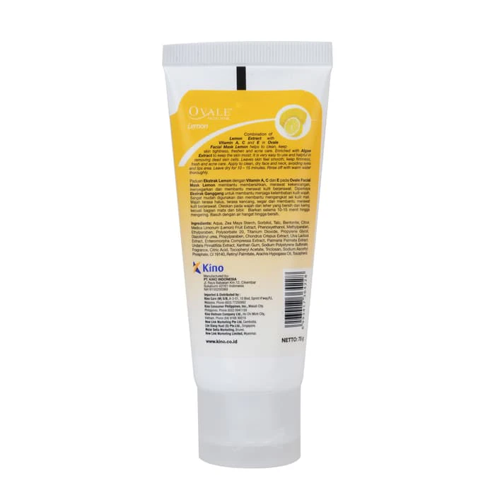 Ovale Facial Mask Lemon for Acne Care Translation missing: id.activerecord.decorators.item_part_image/alt