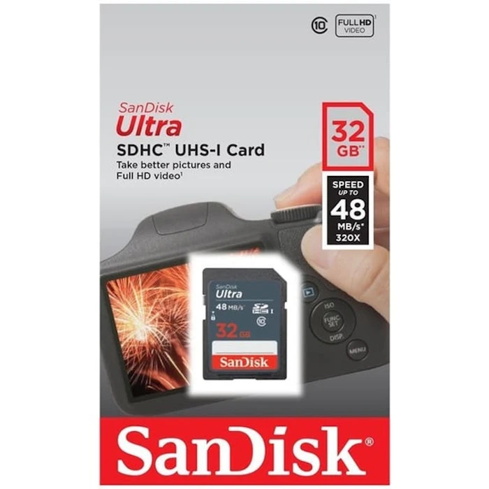 Sandisk Ultra SDHC/SDXC UHS-I Memory Card Translation missing: id.activerecord.decorators.item_part_image/alt