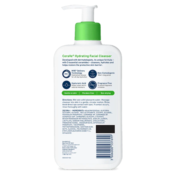 CeraVe Hydrating Facial Cleanser Translation missing: id.activerecord.decorators.item_part_image/alt