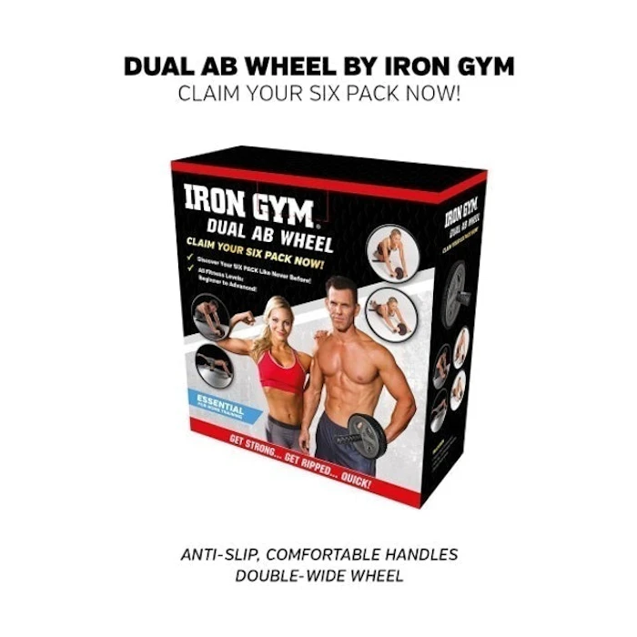 IRON GYM Dual Ab Wheel Translation missing: id.activerecord.decorators.item_part_image/alt