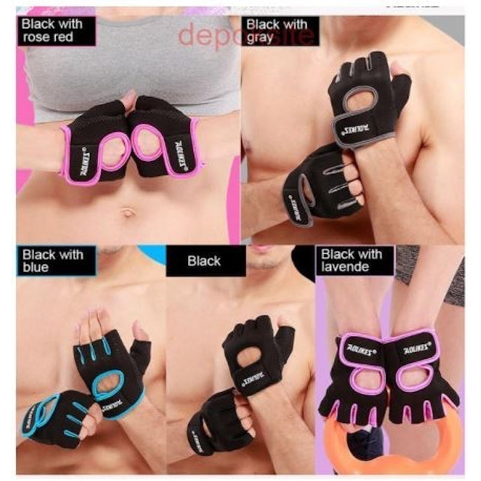 AOLIKES 1678 Gym Gloves Translation missing: id.activerecord.decorators.item_part_image/alt