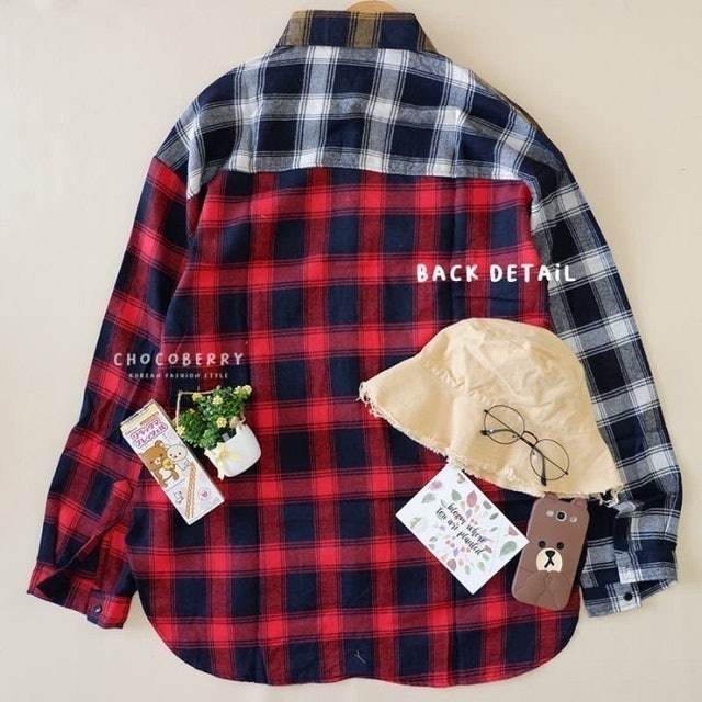 ChocoberryHouse Jill Plaid Shirt Translation missing: id.activerecord.decorators.item_part_image/alt