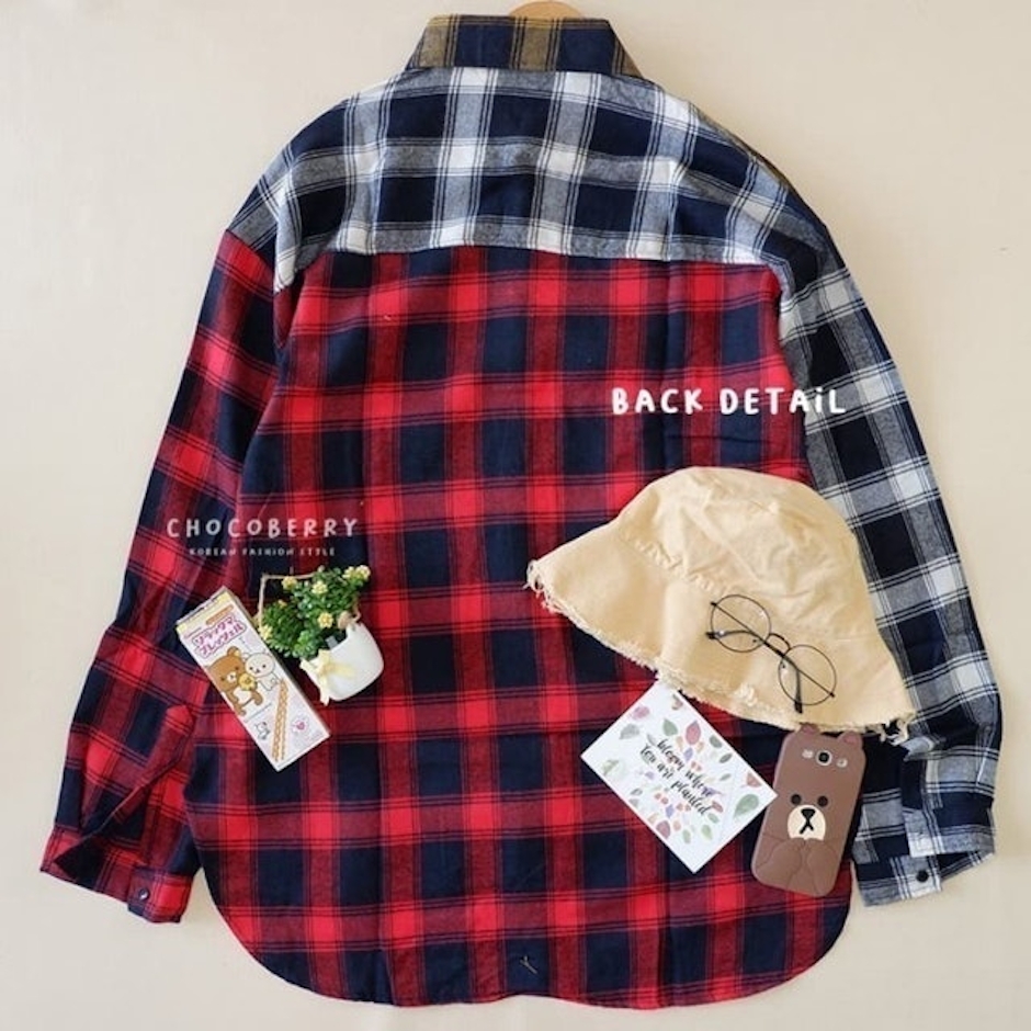 ChocoberryHouse Jill Plaid Shirt Translation missing: id.activerecord.decorators.item_part_image/alt