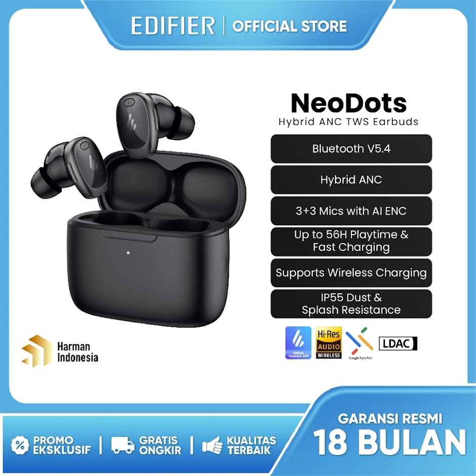 Edifier NeoDots Hybrid ANC TWS Earbuds Translation missing: id.activerecord.decorators.item_part_image/alt