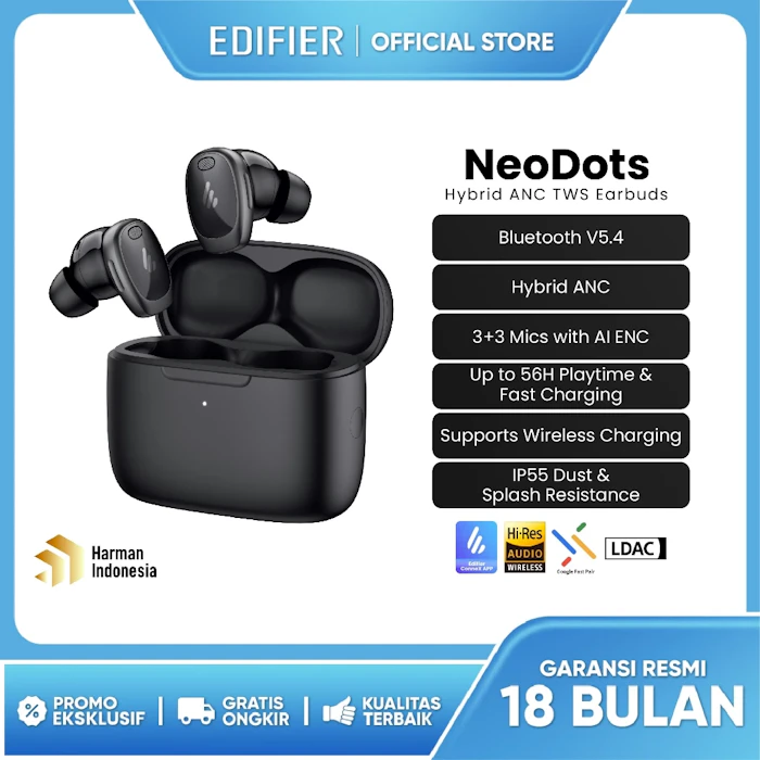Edifier NeoDots Hybrid ANC TWS Earbuds Translation missing: id.activerecord.decorators.item_part_image/alt