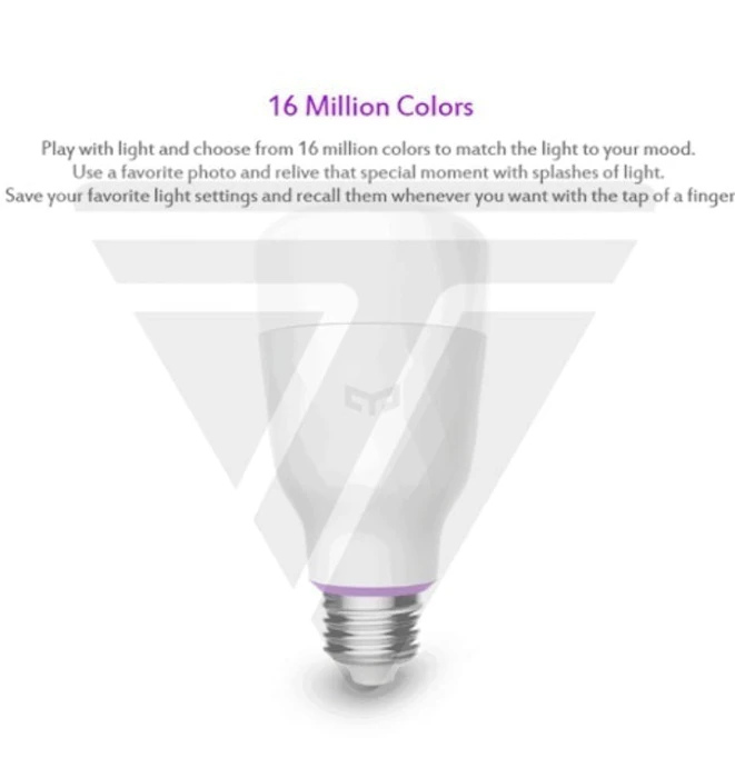 Xiaomi Yeelight Smart Light Bulb V2 Translation missing: id.activerecord.decorators.item_part_image/alt