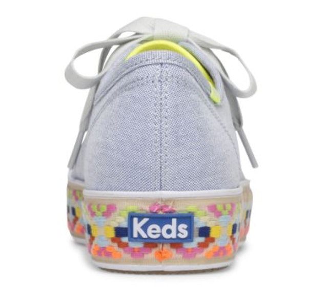 Keds Rifle Paper Co. Triple Kick Rosalie Embroidered Jute Translation missing: id.activerecord.decorators.item_part_image/alt
