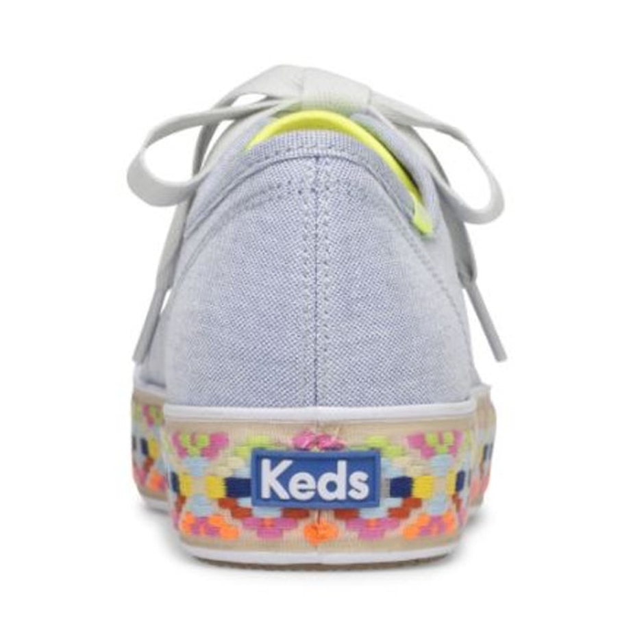 Keds Rifle Paper Co. Triple Kick Rosalie Embroidered Jute Translation missing: id.activerecord.decorators.item_part_image/alt