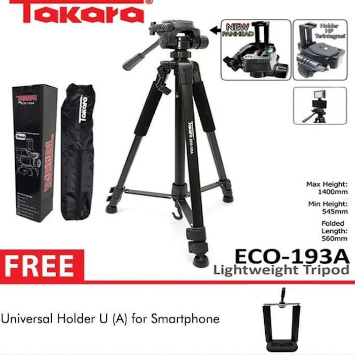 Takara Lightweight Tripod Translation missing: id.activerecord.decorators.item_part_image/alt