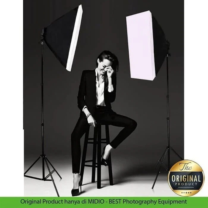 Midio Paket Studio Light Stand 2M plus 4 Socket E27 plus Softbox Translation missing: id.activerecord.decorators.item_part_image/alt