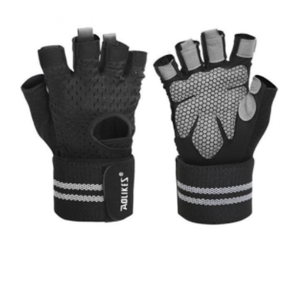 AOLIKES Half Finger Wrist Support Translation missing: id.activerecord.decorators.item_part_image/alt