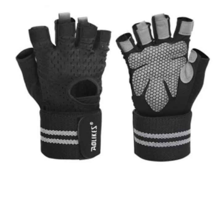 AOLIKES Half Finger Wrist Support Translation missing: id.activerecord.decorators.item_part_image/alt