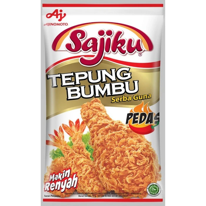 Ajinomoto Sajiku Tepung Bumbu Serba Guna Pedas Translation missing: id.activerecord.decorators.item_part_image/alt