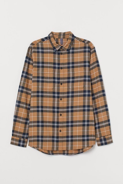 H&M Cotton Flannel Shirt Translation missing: id.activerecord.decorators.item_part_image/alt