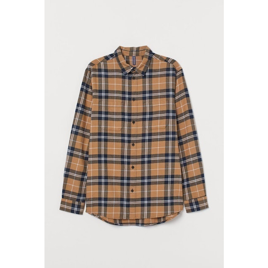 H&M Cotton Flannel Shirt Translation missing: id.activerecord.decorators.item_part_image/alt