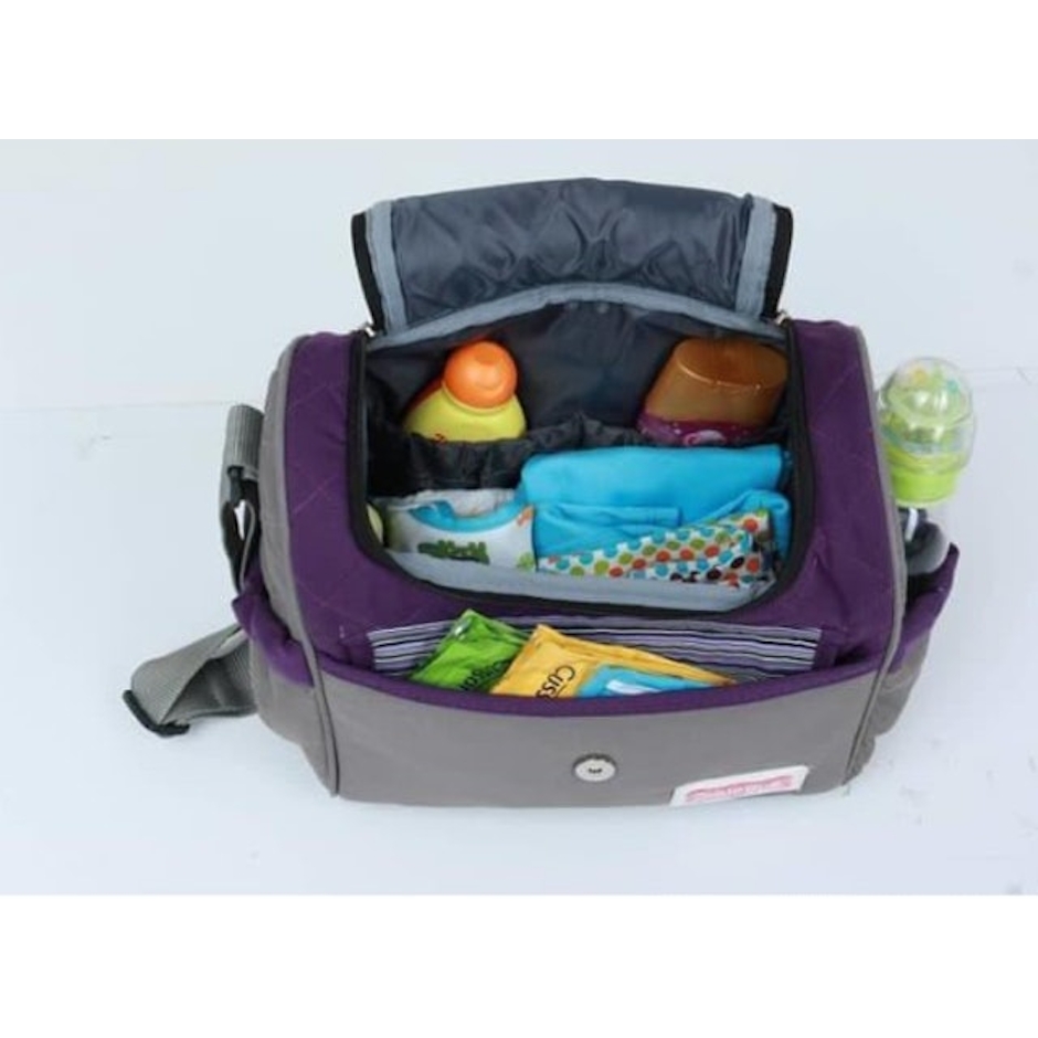 Dialogue Baby Tas Medium + Tempat Botol Susu Owl Series DGT7236 - Hijau Translation missing: id.activerecord.decorators.item_part_image/alt