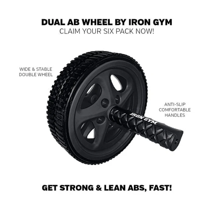 IRON GYM Dual Ab Wheel Translation missing: id.activerecord.decorators.item_part_image/alt