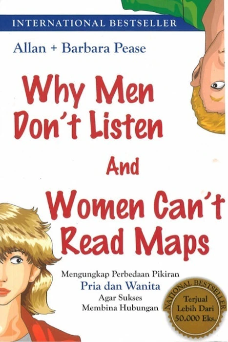 Allan + Barbara Pease Why Men Don't Listen And Women Can't Read Maps Translation missing: id.activerecord.decorators.item_part_image/alt