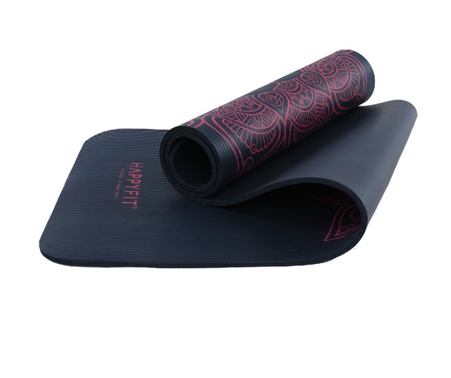 Happyfit Matras Yoga NBR 10MM  + Free Strap Translation missing: id.activerecord.decorators.item_part_image/alt