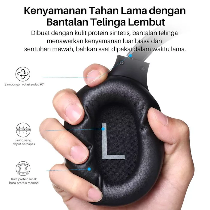 Tozo H10 (HT2) Hybrid Active Noise Cancelling Hi-Res Audio Headphones Translation missing: id.activerecord.decorators.item_part_image/alt