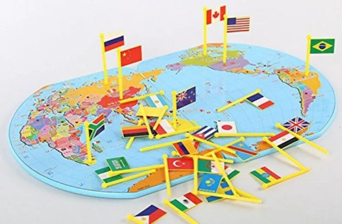 Map of The World National Flag Translation missing: id.activerecord.decorators.item_part_image/alt