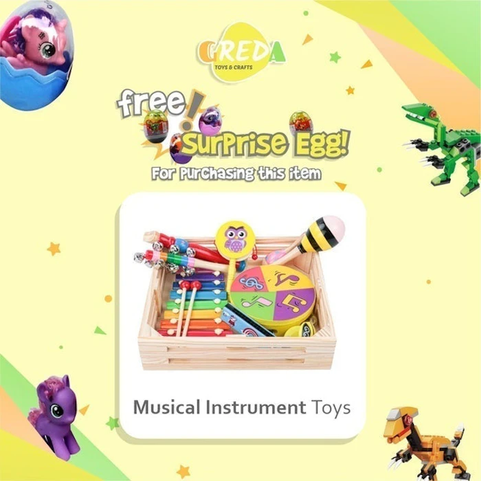 Greda Musical Instrument Toys Translation missing: id.activerecord.decorators.item_part_image/alt