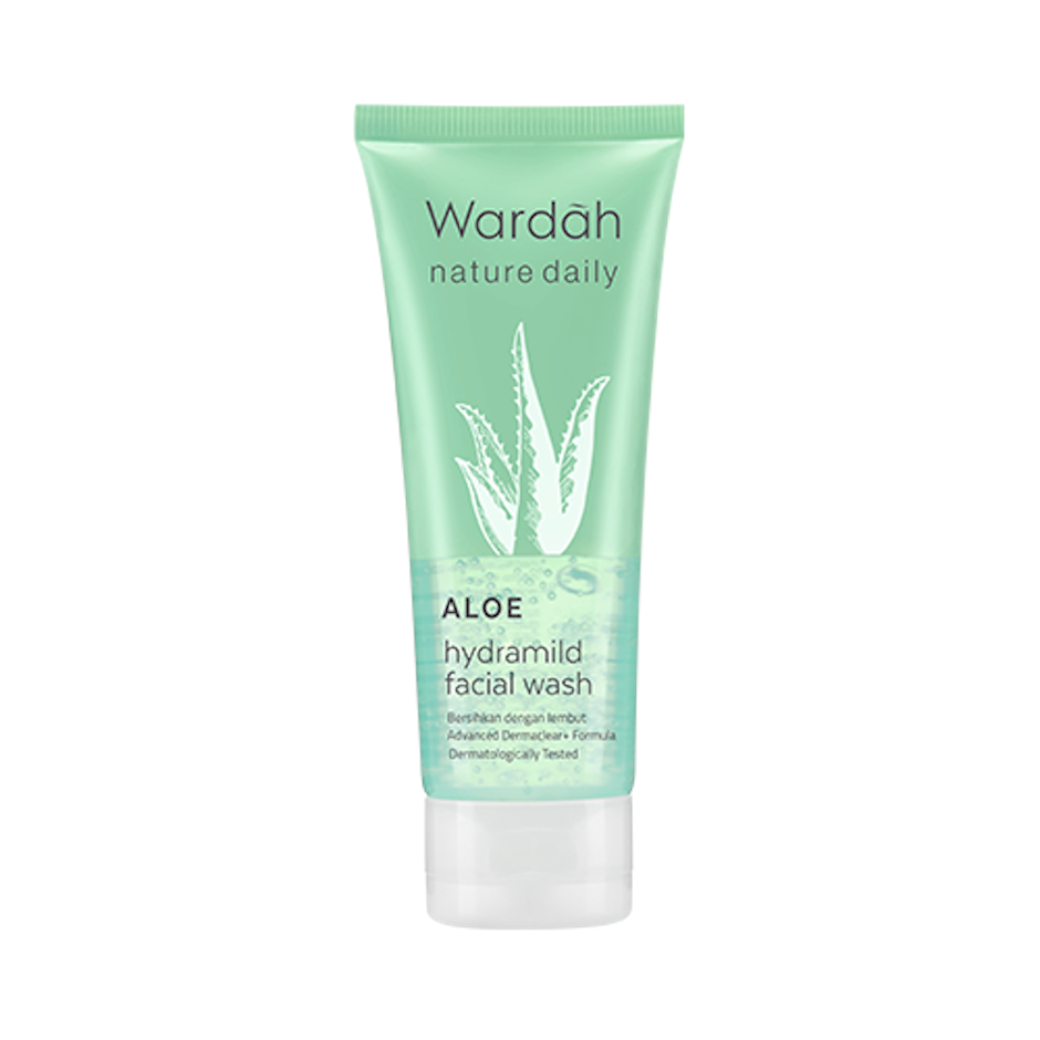 Wardah Nature Daily Aloe Hydramild Facial Wash Translation missing: id.activerecord.decorators.item_part_image/alt