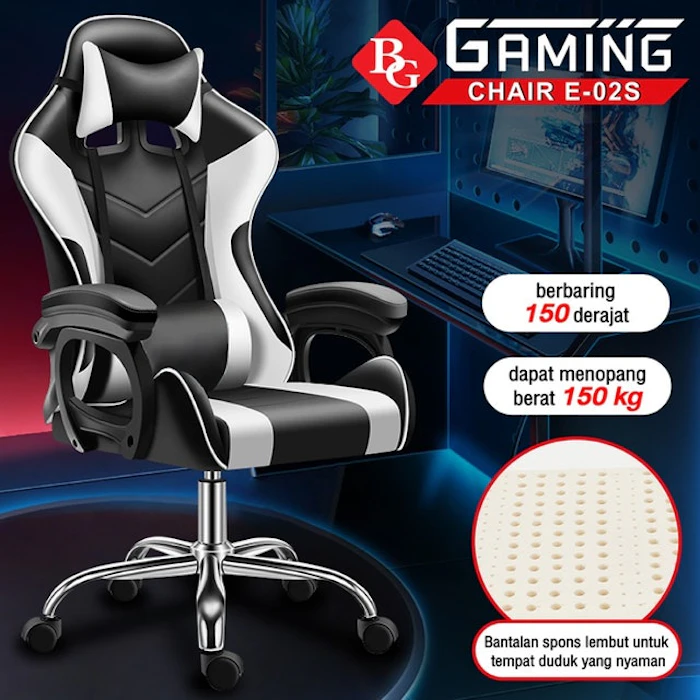 BGSPORT Kursi Video Gaming Live Show - Kursi Gaming Translation missing: id.activerecord.decorators.item_part_image/alt