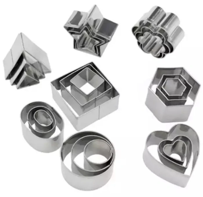 Mini Cookie Cutter Set Stainless Steel 24pcs Translation missing: id.activerecord.decorators.item_part_image/alt