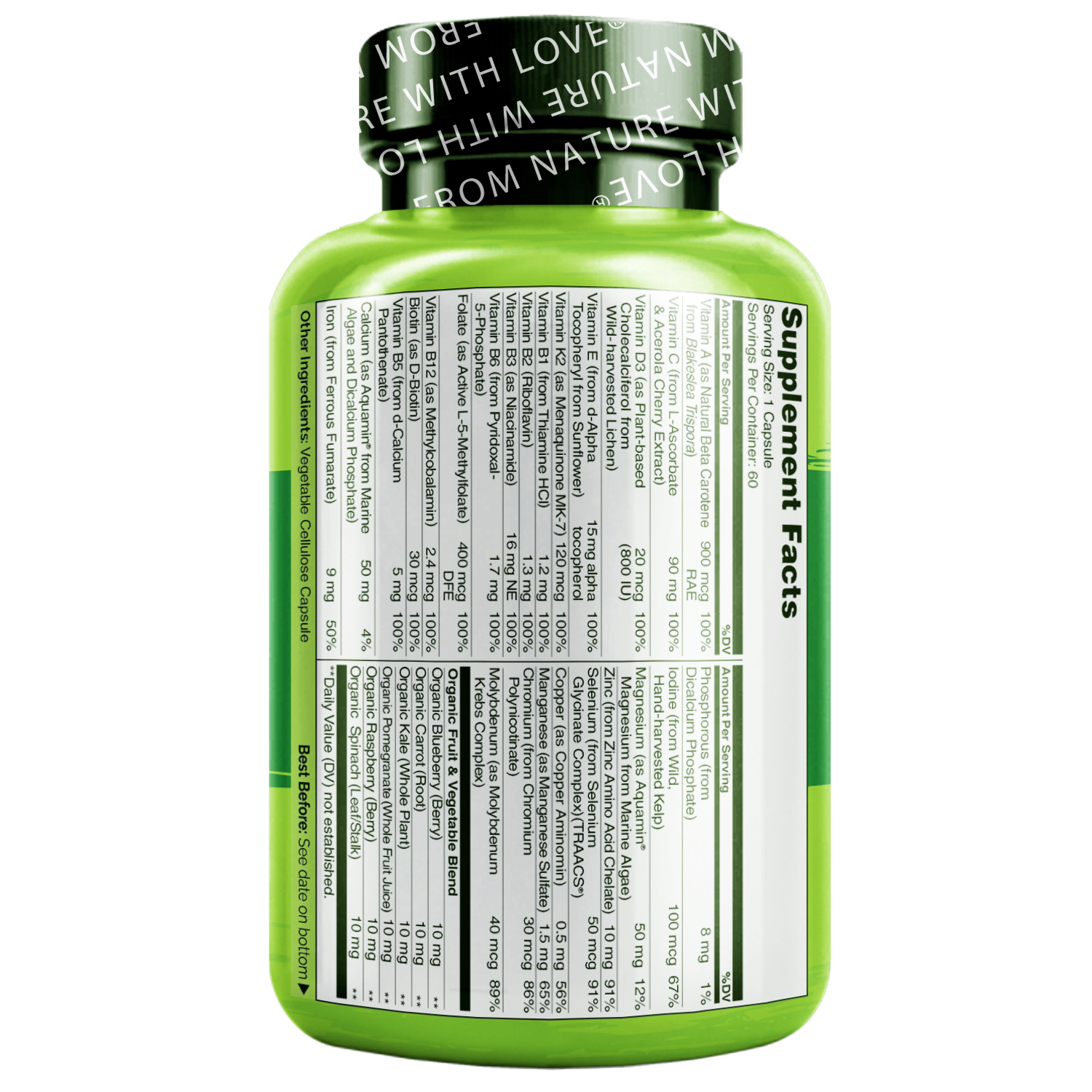 NATURELO One Daily Multivitamin for Women Translation missing: id.activerecord.decorators.item_part_image/alt