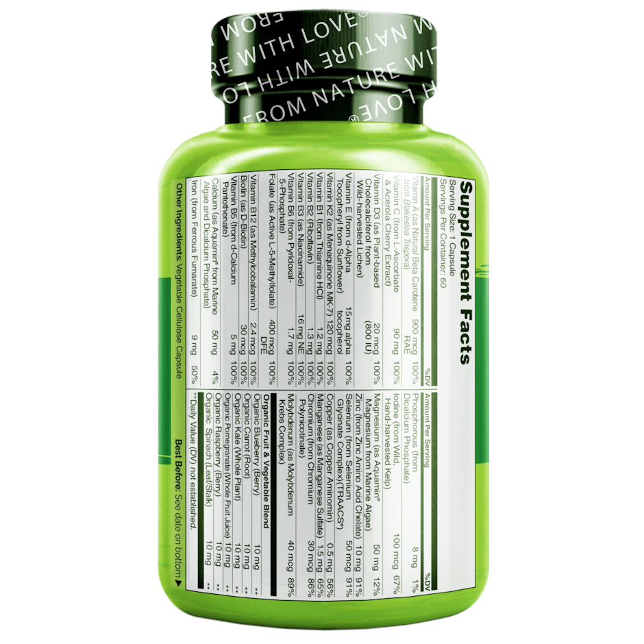 NATURELO One Daily Multivitamin for Women Translation missing: id.activerecord.decorators.item_part_image/alt