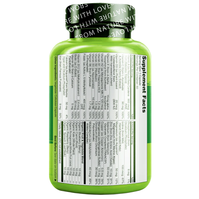 NATURELO One Daily Multivitamin for Women Translation missing: id.activerecord.decorators.item_part_image/alt