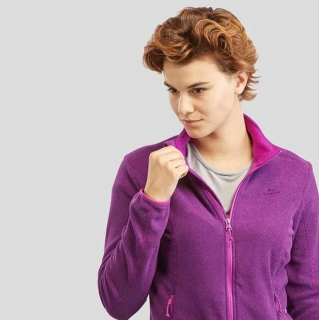 Decathlon Quechua Women's Mountain Walking Fleece Jacket  Translation missing: id.activerecord.decorators.item_part_image/alt