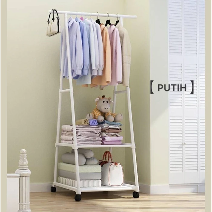 Triangle Stand Hanger Putih Translation missing: id.activerecord.decorators.item_part_image/alt