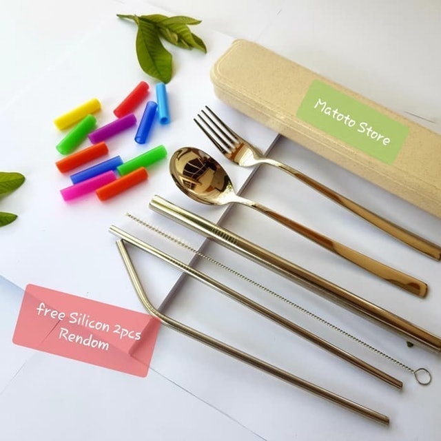 Sedotan Stainless & Korean Cutlery Set Box Translation missing: id.activerecord.decorators.item_part_image/alt