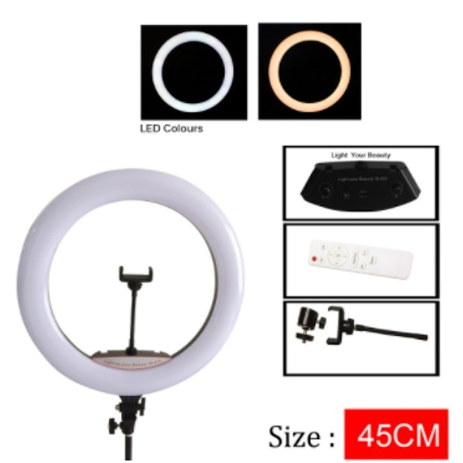Ring Light 45 cm + Tripod Translation missing: id.activerecord.decorators.item_part_image/alt