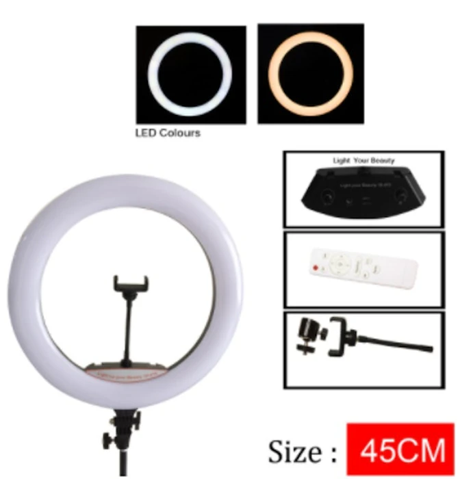 Ring Light 45 cm + Tripod Translation missing: id.activerecord.decorators.item_part_image/alt