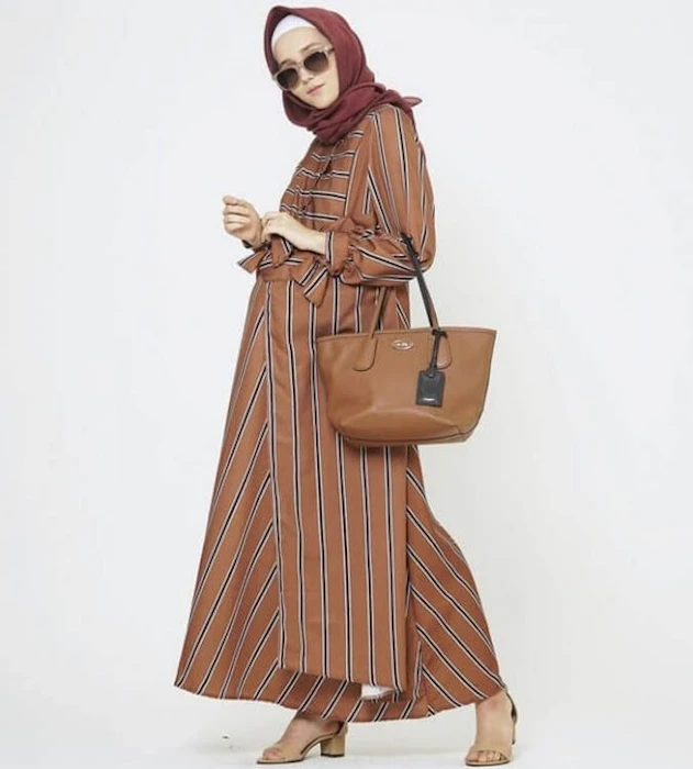 Mamibelle Lilian Brown Nursing Wear Maxi Dress Translation missing: id.activerecord.decorators.item_part_image/alt
