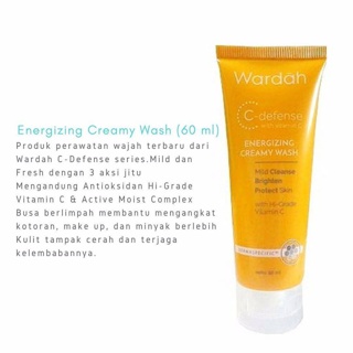 Wardah C-defense Energizing Creamy Wash Translation missing: id.activerecord.decorators.item_part_image/alt