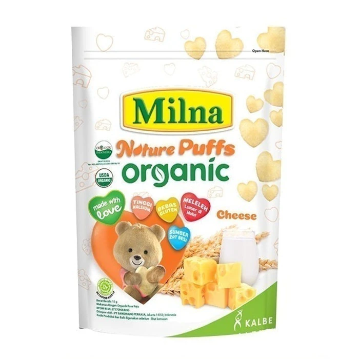 Kalbe Milna Nature Puff Organic Cheese 15gr Translation missing: id.activerecord.decorators.item_part_image/alt