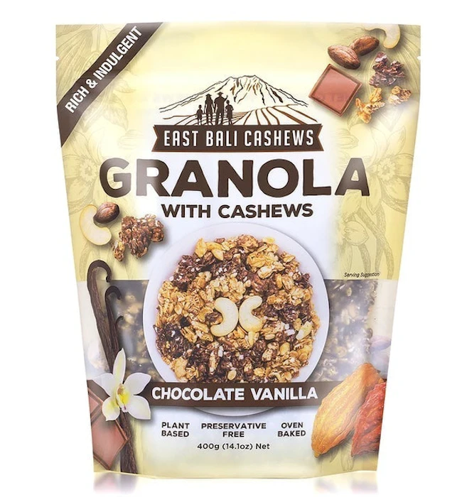 East Bali Cashews Chocolate Vanilla Granola Translation missing: id.activerecord.decorators.item_part_image/alt